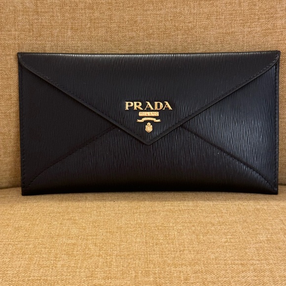 Prada Envelope Wallet & Box — NWOT - Picture 2 of 13